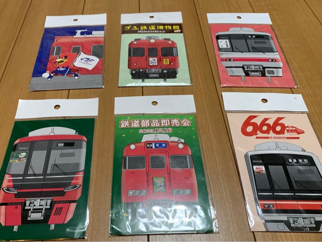 【名鉄】ミニ系統板マグネット　６枚セット