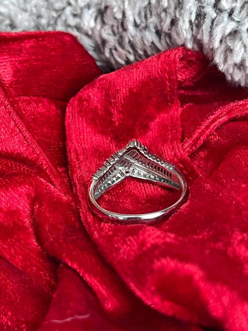 ⭐︎ プラチナ900 バケットダイヤ　リング