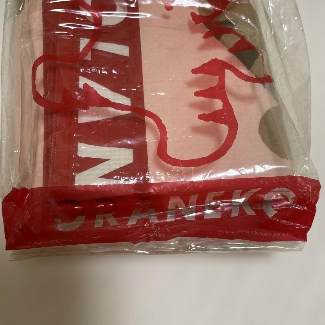 【匿名配送】未使用　サンリオ　ピクニックシート　旧ロゴ　1988 昭和レトロ