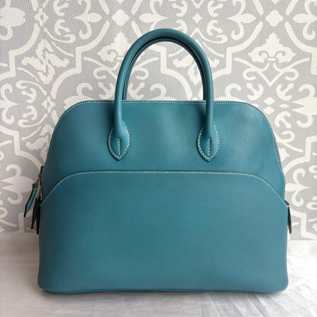 M  HERMES ボリード1923 30 ブルーイズミール