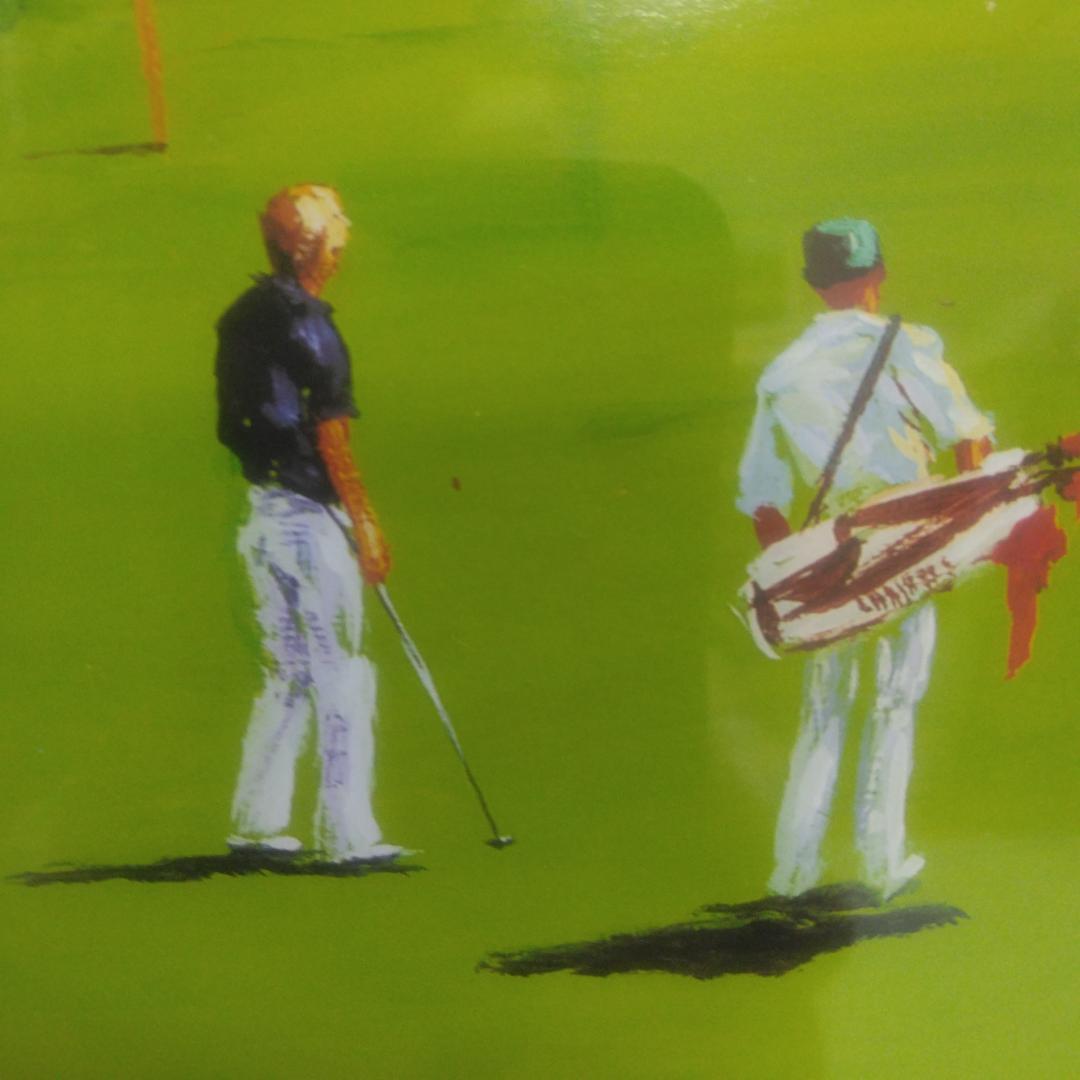 マーク・キング　オーガスタ11番ホール　中古　大判額装アートポスター