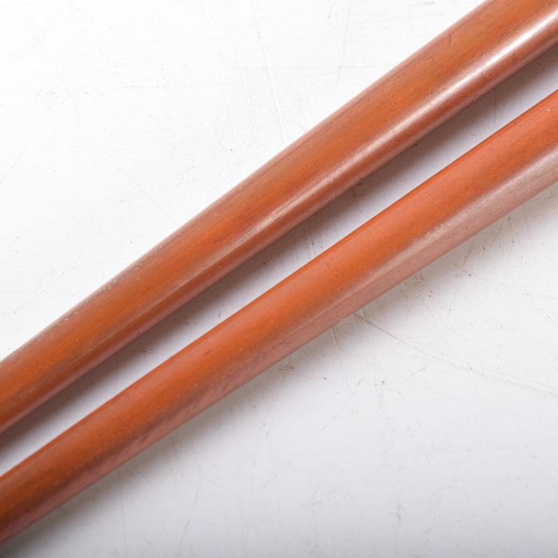 茶道具　岩田屋特製　鉄山造　黄銅　薫梅頭　飾火箸　共箱　C　7519