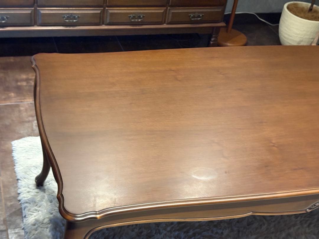 カリモク　karimoku 猫脚　クラシック　チェア4脚　金華山織　IGR