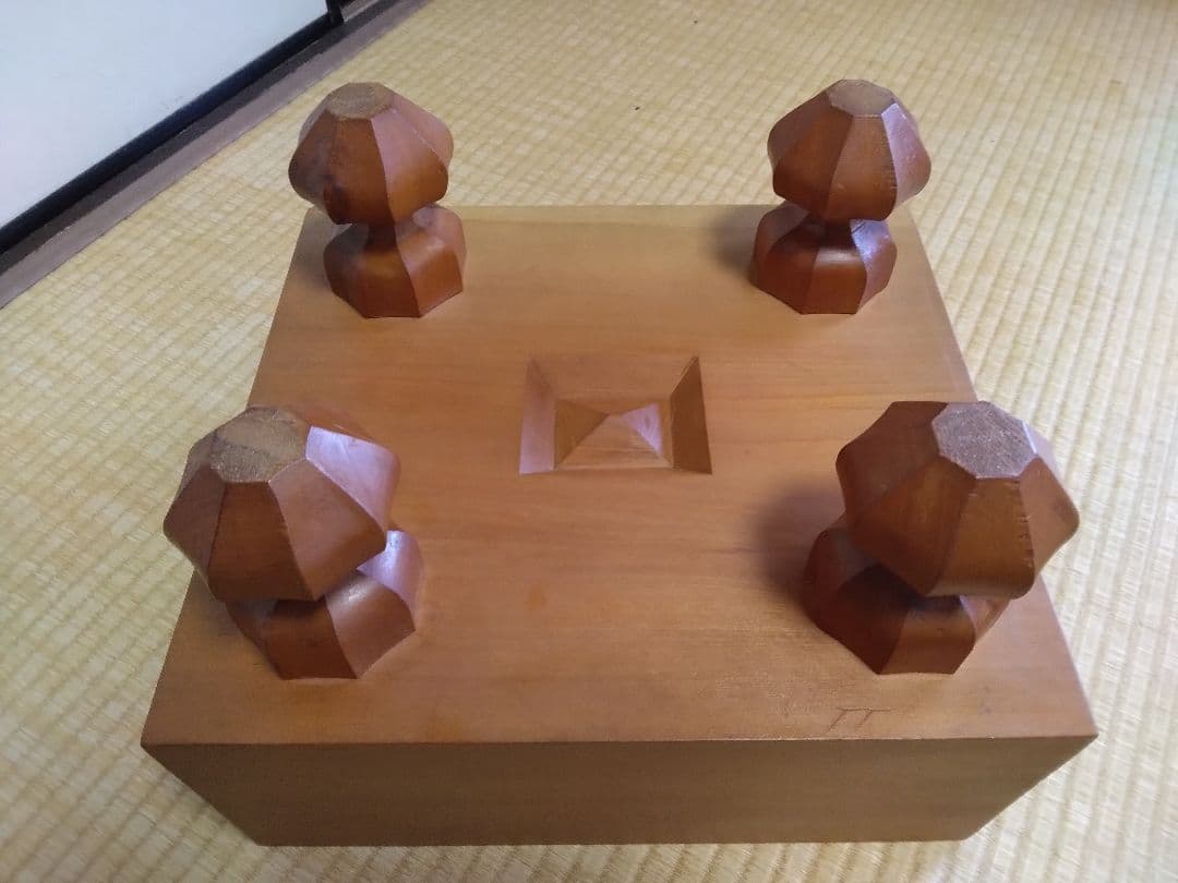 将棋盤と黄楊上駒