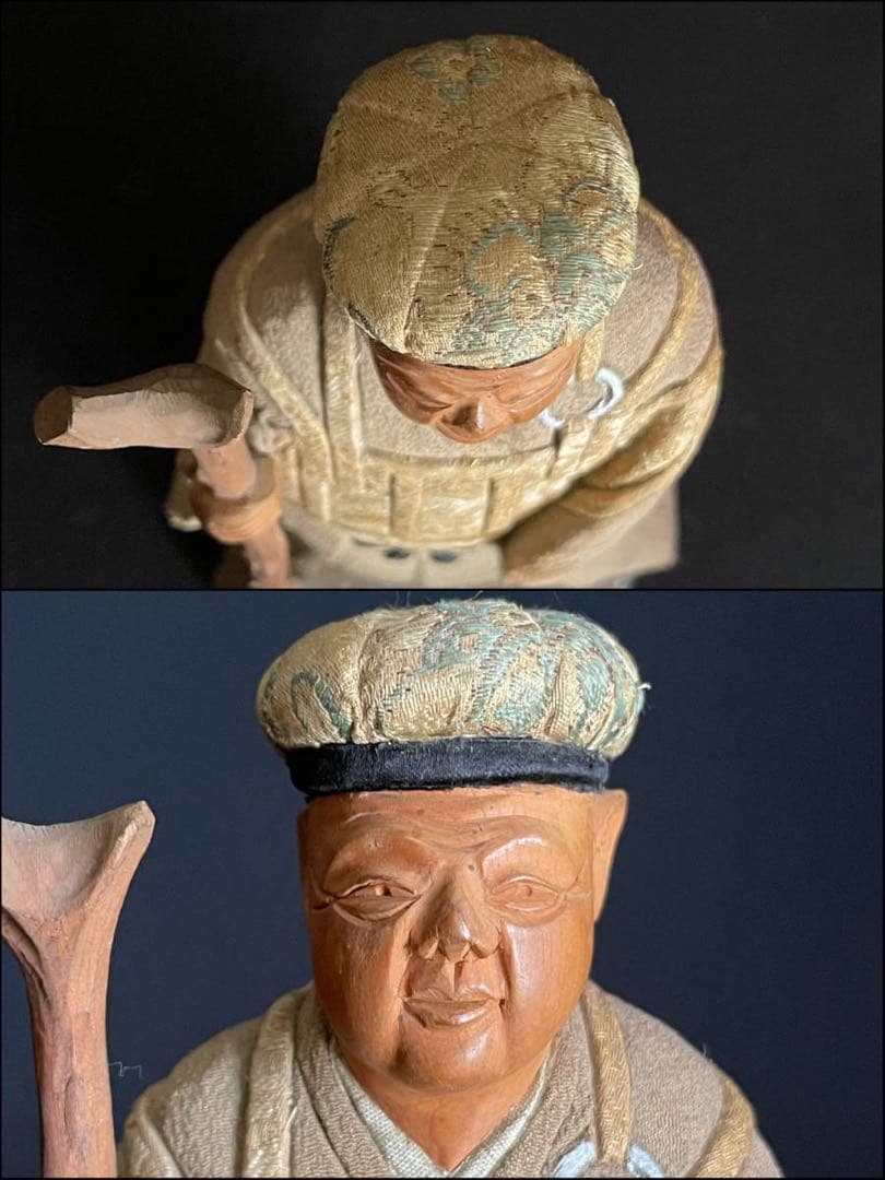 千宗易（利休） 千利休像 木彫 木彫彫刻 一刀彫り - メルカリ