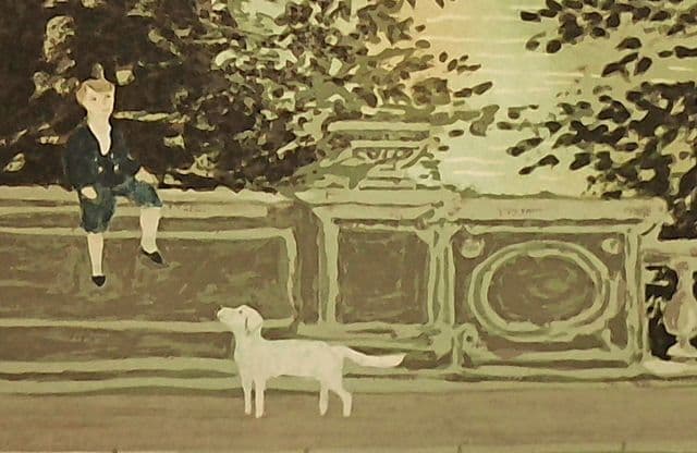 ドラクロワ【PETIT GARCON EN BLEU】 リトグラフ