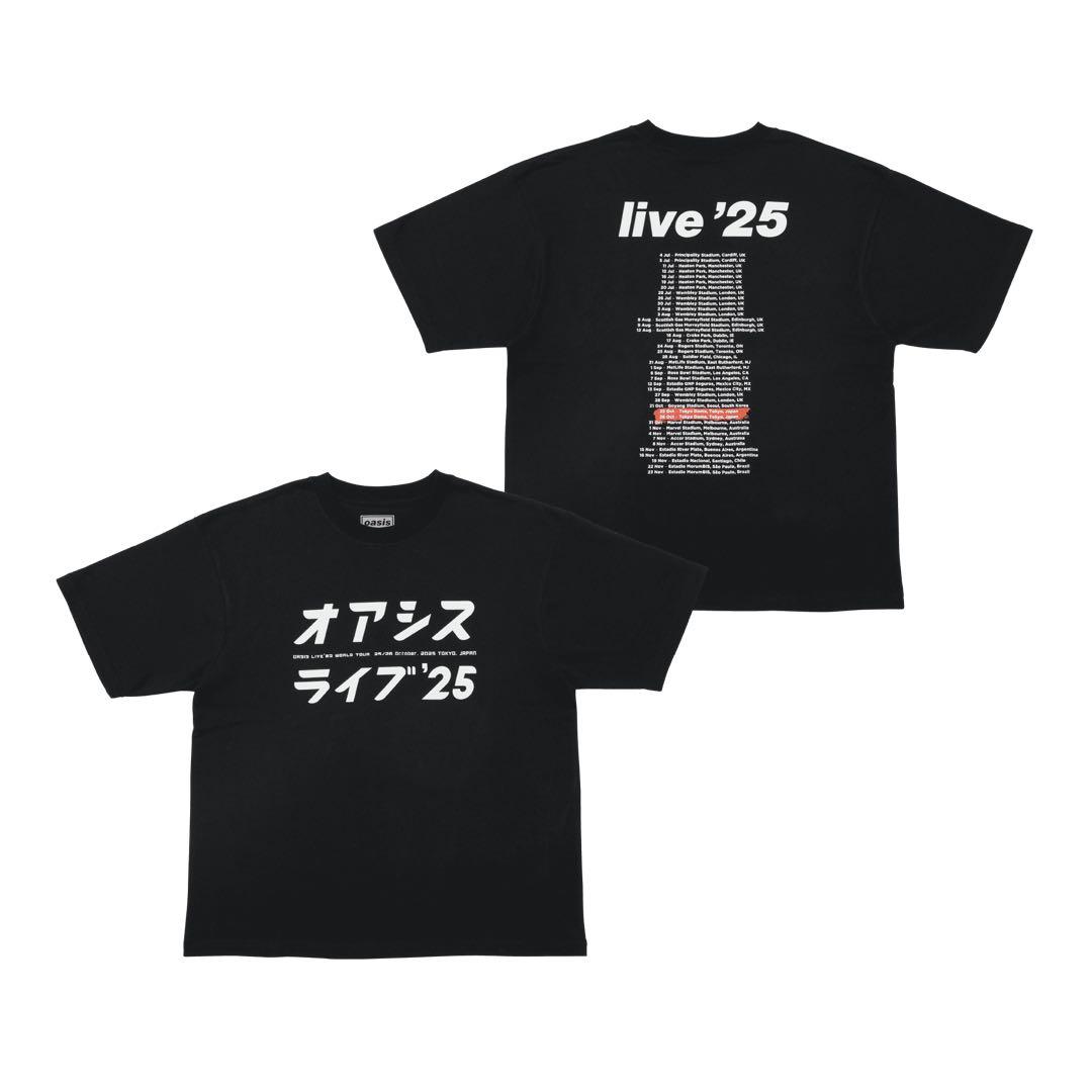 新品 OASIS 東京限定 カタカナTシャツ XXLサイズ Oasis Live '25 公式