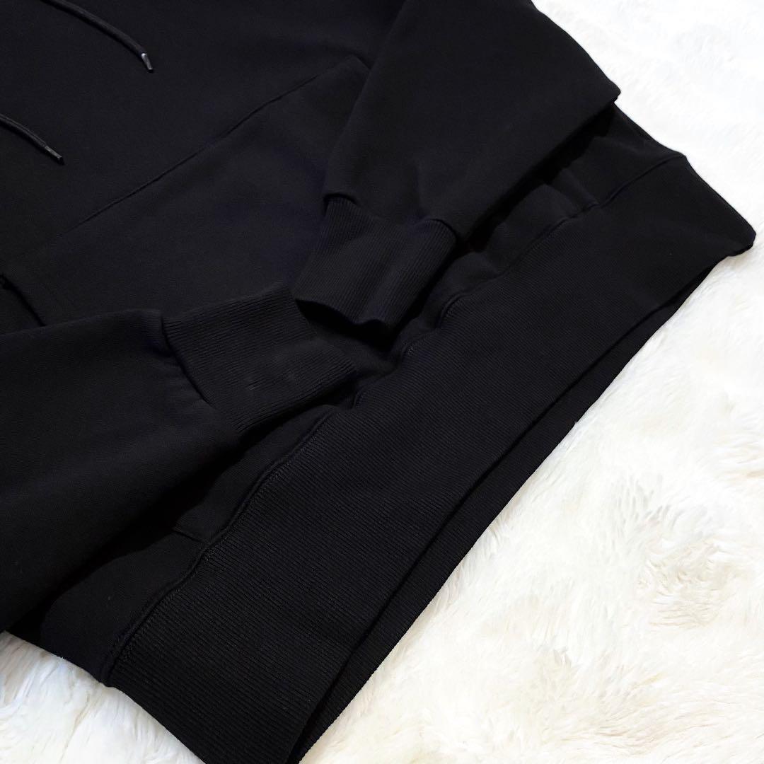 【新品・タグ付】LIBERTY WALK ビッグロゴ 刺繍 パーカー ブラック