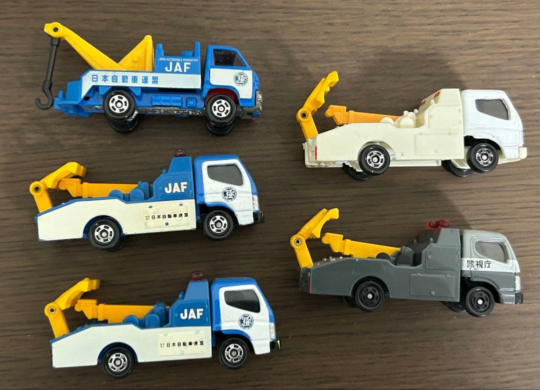 トミカ 三菱 キャンター レッカー車 5台セット