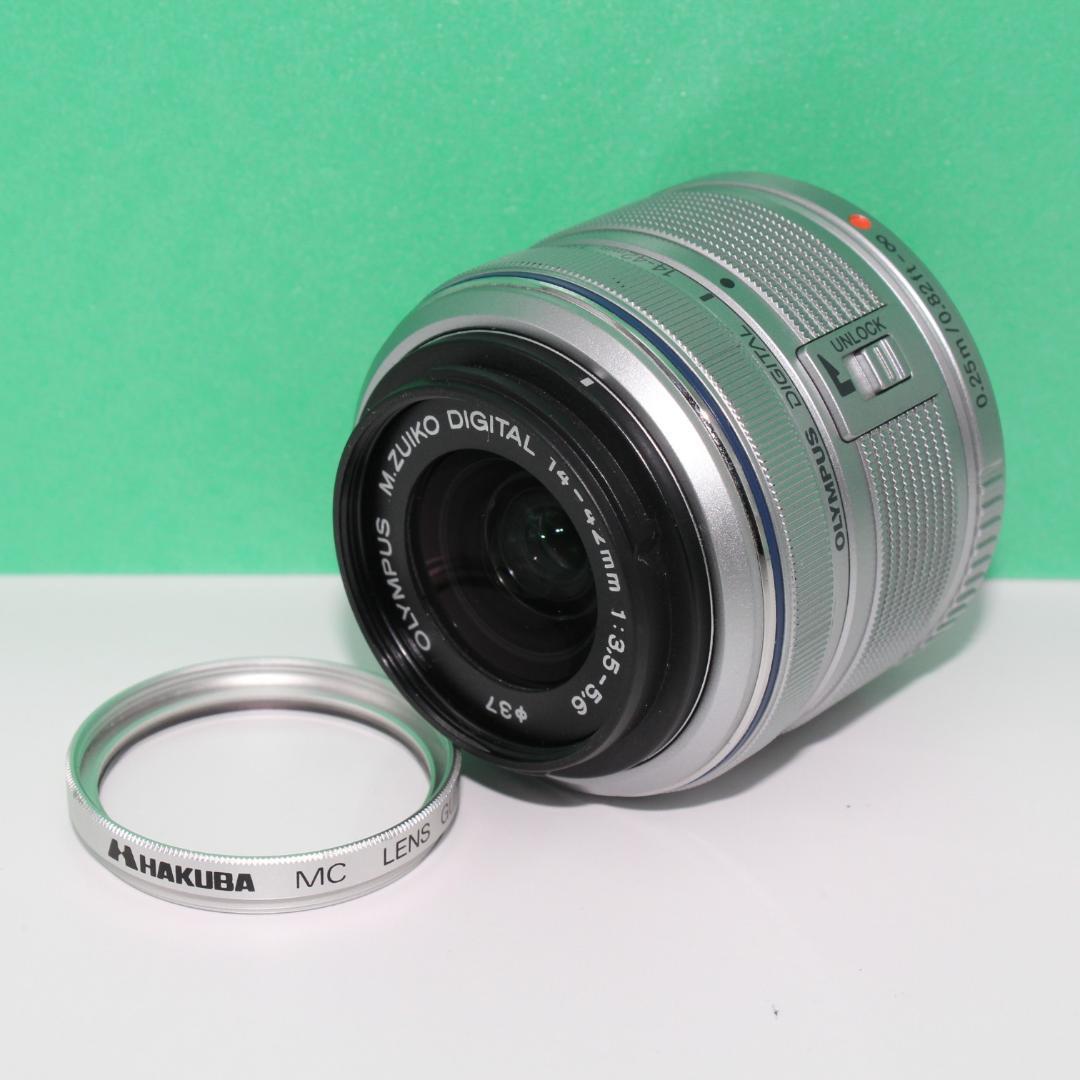【美品・動作確認済】OLYMPUS 14-42mm F3.5-5.6 標準レンズ
