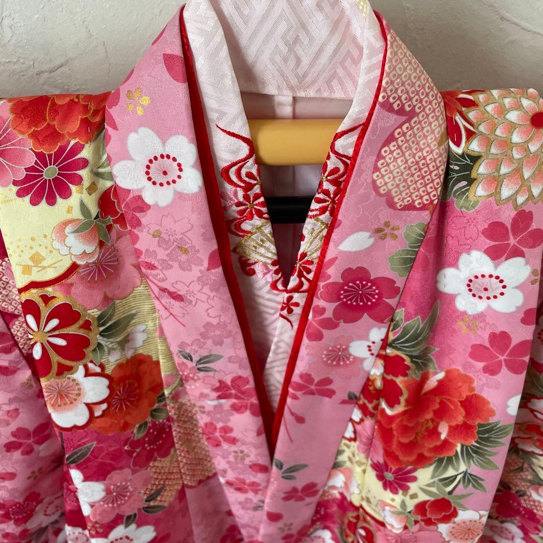 7歳 女の子 着物 七五三 着物セット 11点 はこせこ