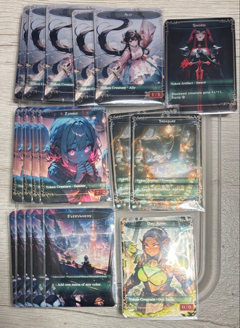 【 れんれん様② 】販売終了トークン再販売 MTG ハンドメイドトークン れんれん様② 】販売終了トークン再販売 MTG ハンドメイドトークン