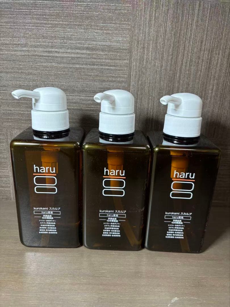 新品未開封haru kurokami スカルプ 400ml×3点 - メルカリ
