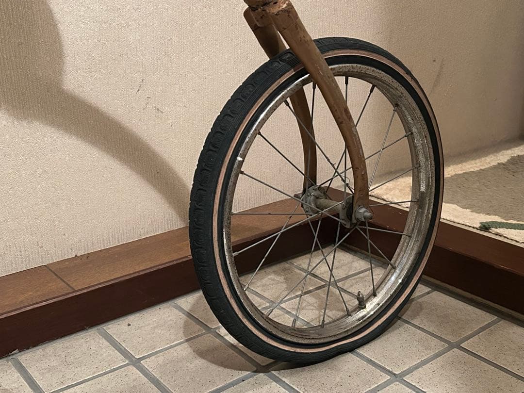 兵庫県神戸市より！ダルマ自転車 だるま自転車ヴィンテージ風達磨自転車ワンオフ品。