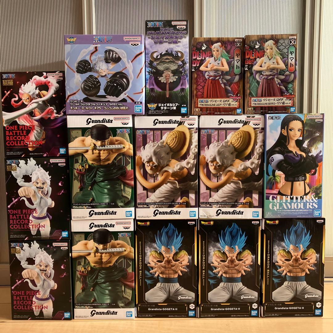 ワンピースフィギュア ドラゴンボールフィギュア まとめ売り 15箱