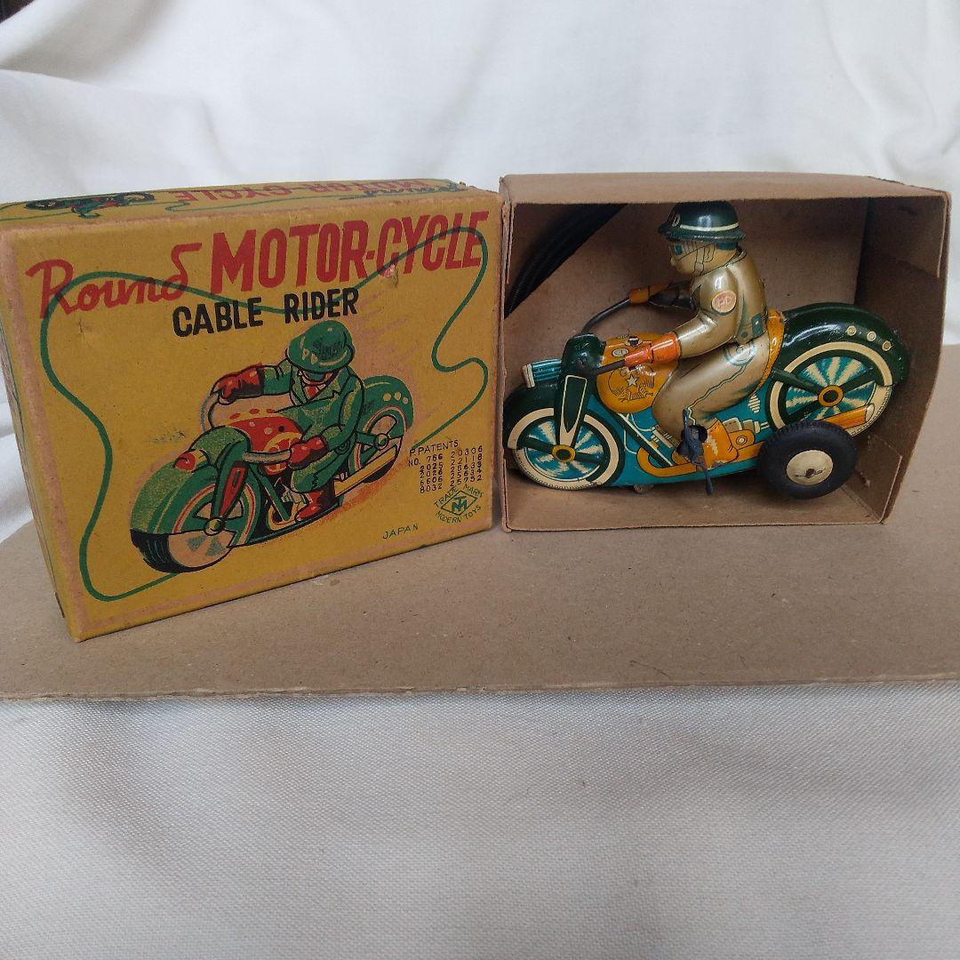 ケーブルライダー ブリキ バイク オートバイ レトロ アンティーク
