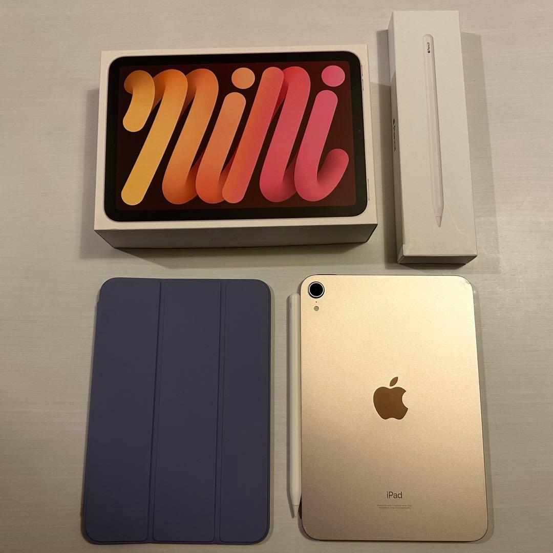 iPad mini 6 ＋Apple Pencil ＋ 純正ケース iPad mini 第6世代【3点