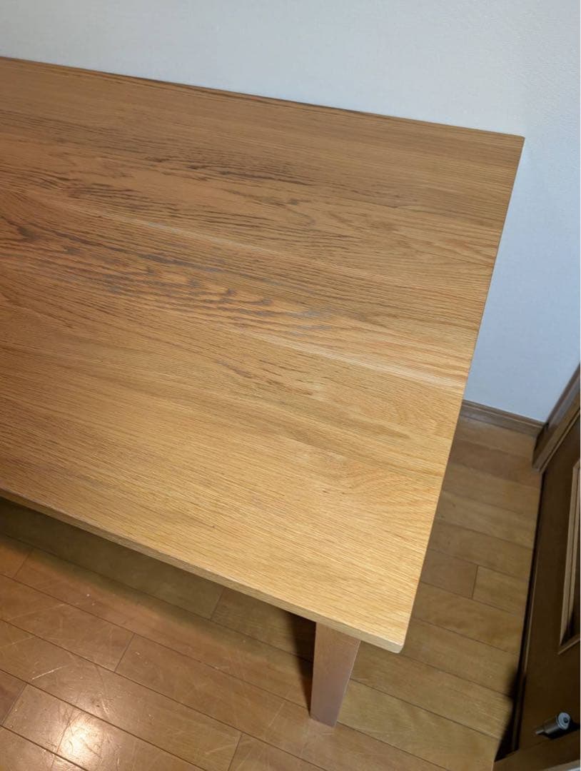 ■送料込■無印良品 MUJI 無垢材テーブル1 オーク材 ダイニングテーブル机