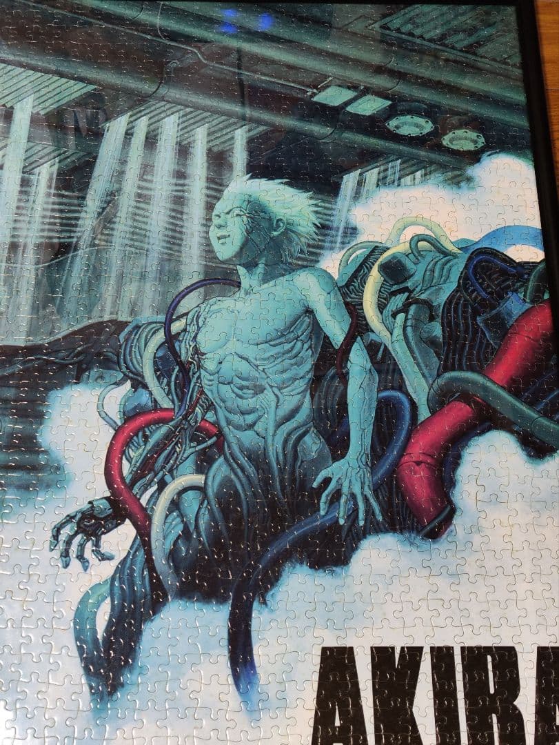 大友克洋 AKIRA パズル 完成品 額縁付き