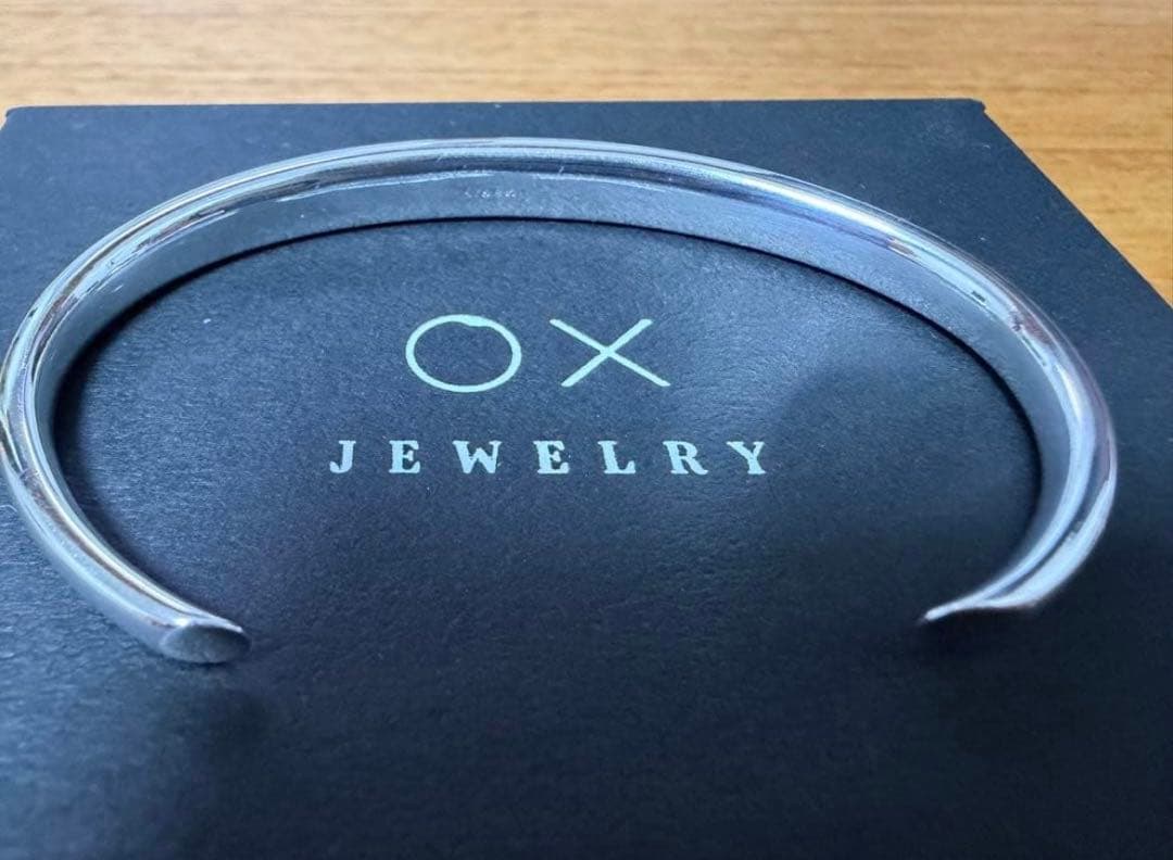 アクセサリー MB OX JEWELRY Silver Curve Bangle