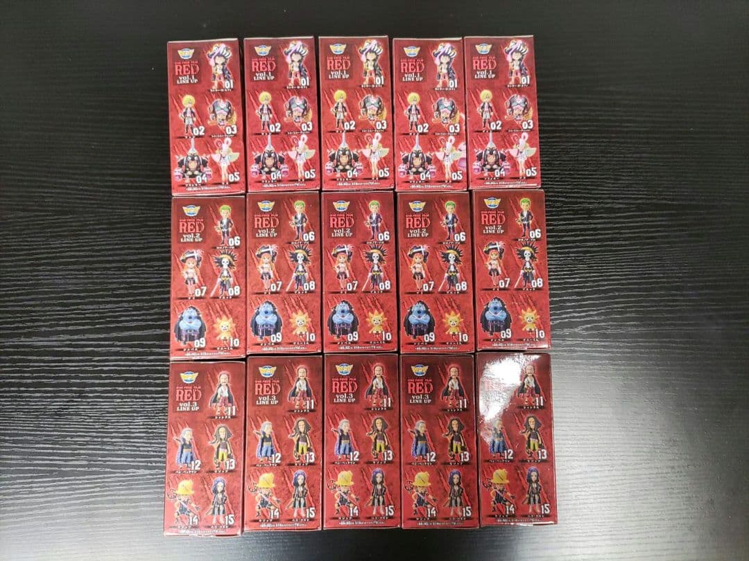 ワンピース　ワーコレ　ONE PIECE FILM RED vol.1,2,3