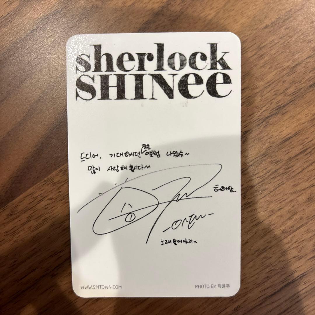 SHINee トレカ オニュ sherlock オンユ - メルカリ
