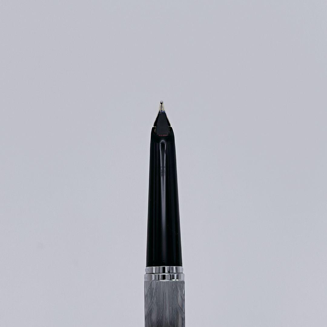 万年筆 WATERMAN C/F シルバーモアレ 18k ウォーターマン