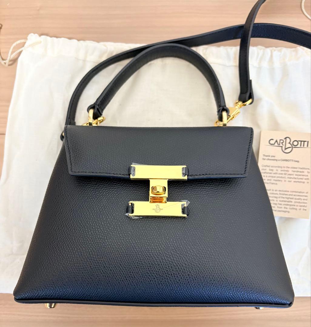 ✨極美品✨カルボッティ CARBOTTI DIANA 黒 2WAY ショルダー
