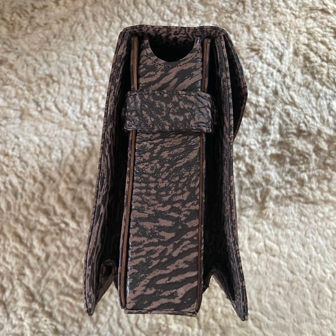 未使用級 【希少】KUDU革 セカンドバッグ amietアミエット製ダイヤル錠