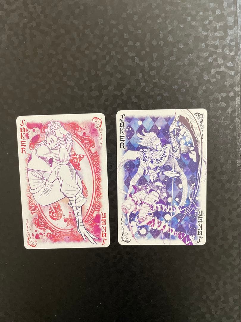 HUNTERXHUNTER　創刊50周年記念　ジャンプ展　ヒソカ　トランプ