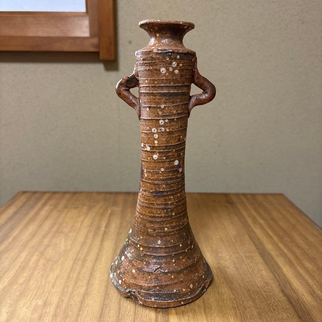 力窯 水垣力 扁壷 花器 花入 土味 栞共箱 皿 dish – 信楽焼 窯元「力窯