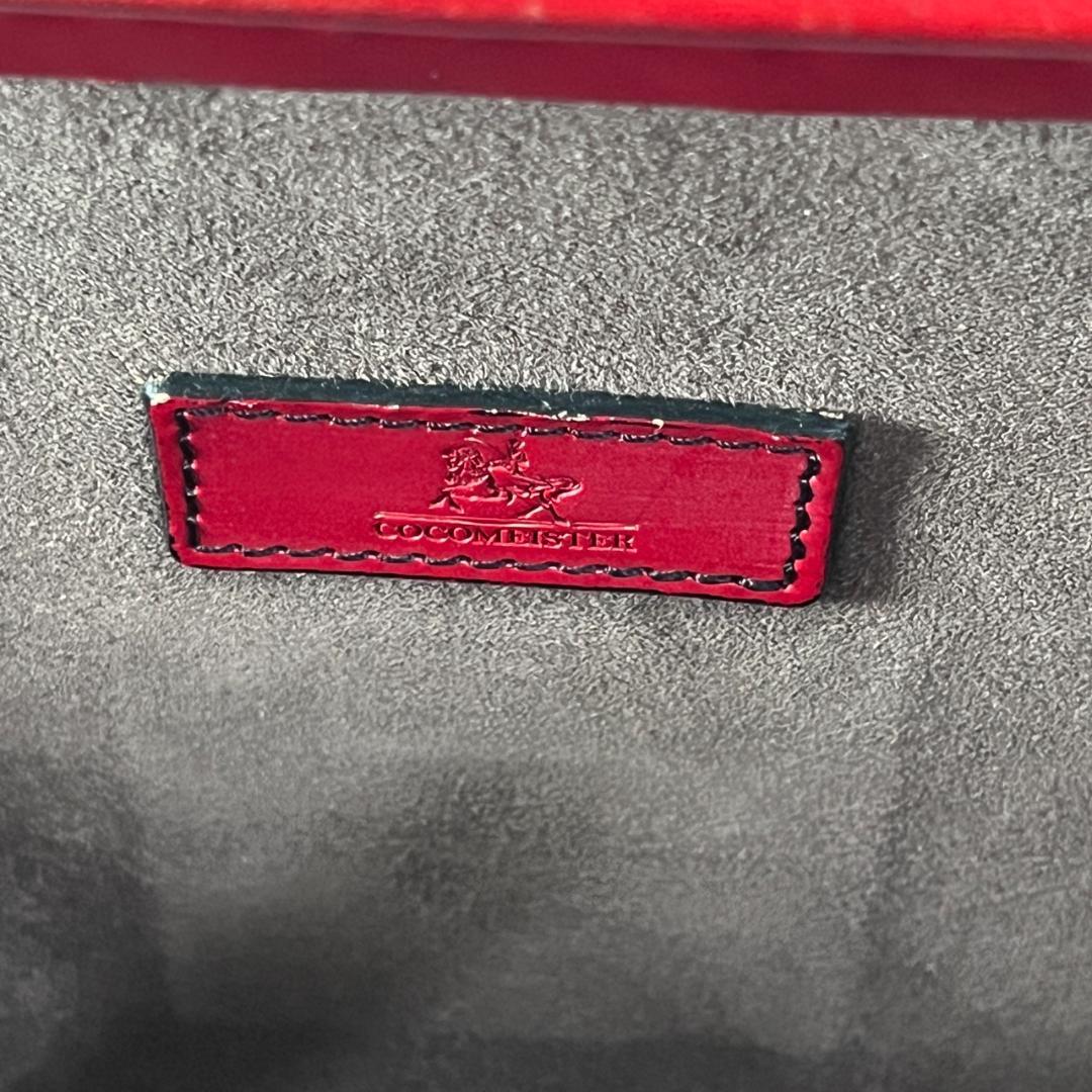 ココマイスター ブライドル ダレスバッグ ビジネスバッグ スイスレッド レザー