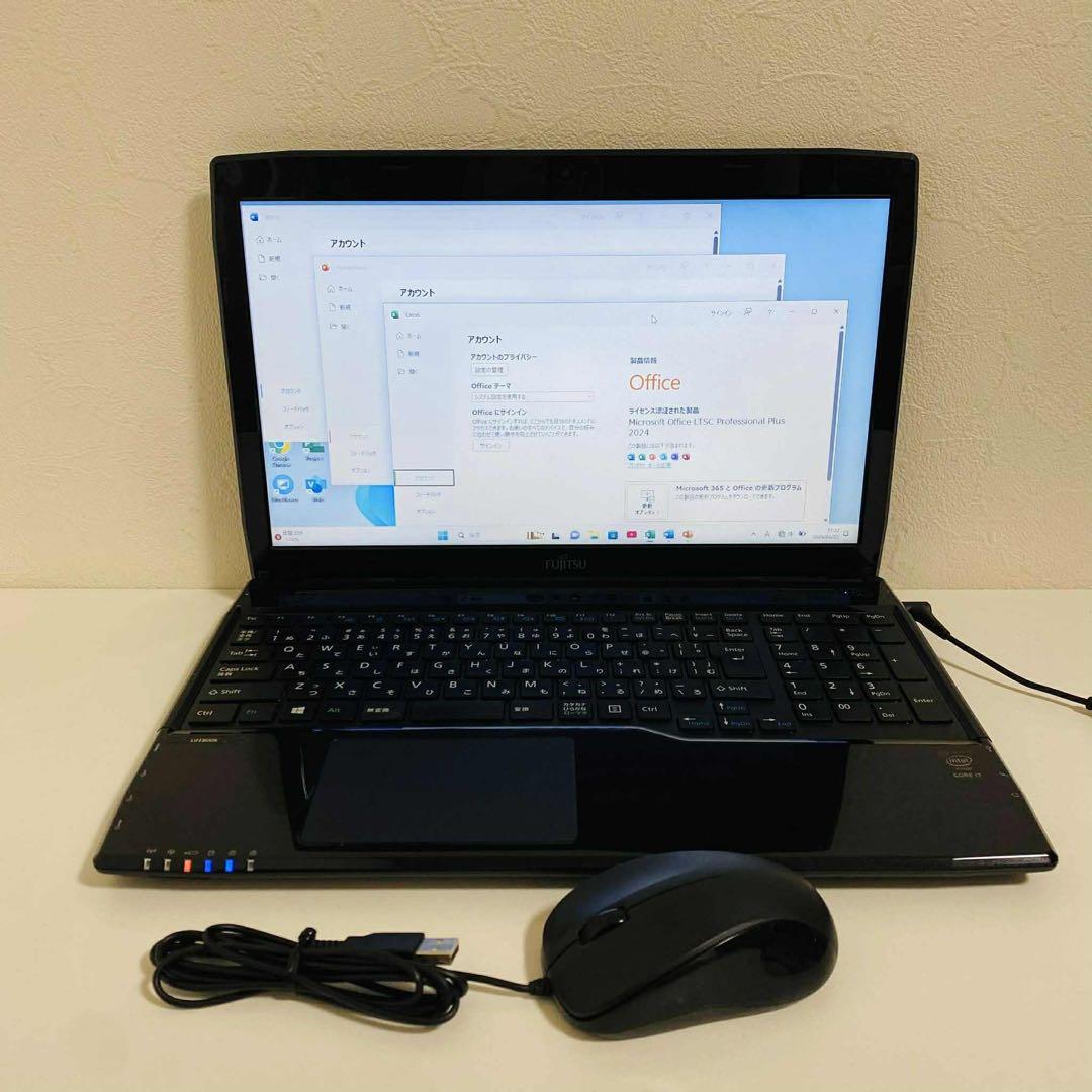 Y102 富士通ノートパソコンcore i7メモリ8G SSD高速Win11 - メルカリ