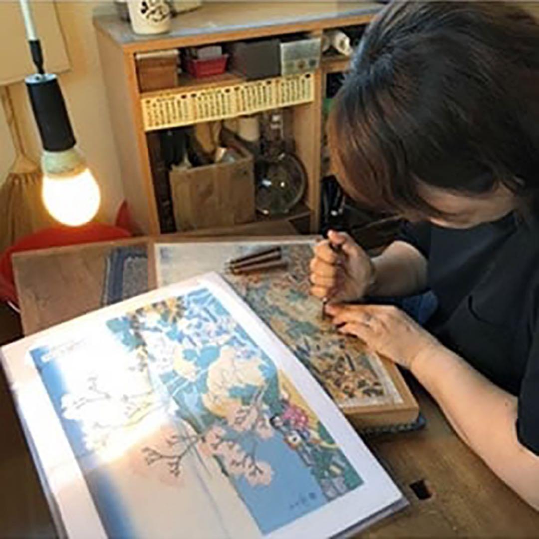 ドラえもん浮世絵「富嶽三十六景・江都駿河町三井見世略図」