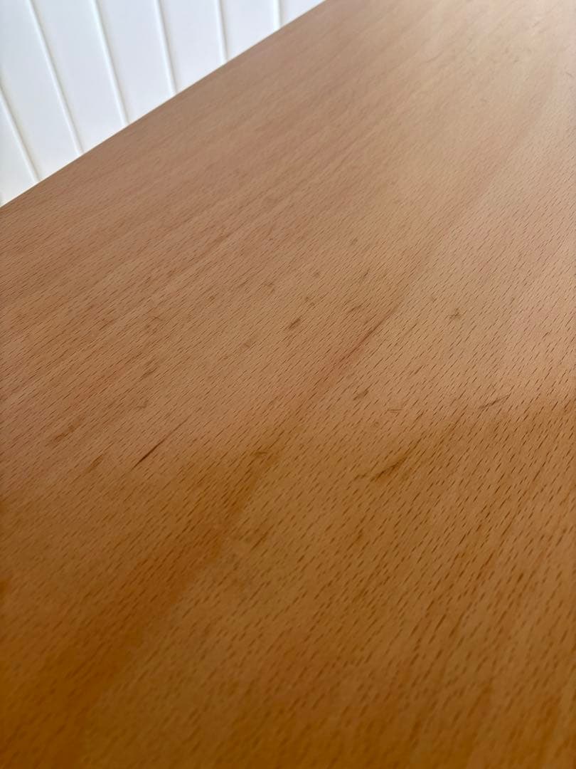 ｜無印良品×トーネット｜ブナ材テーブルL｜ナチュラル