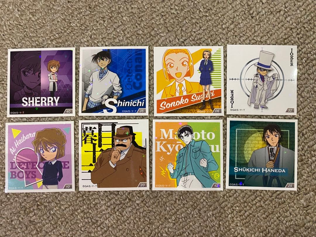 名探偵コナン アポトキシングミ　シールチョコ　シールコレクション　パンシール