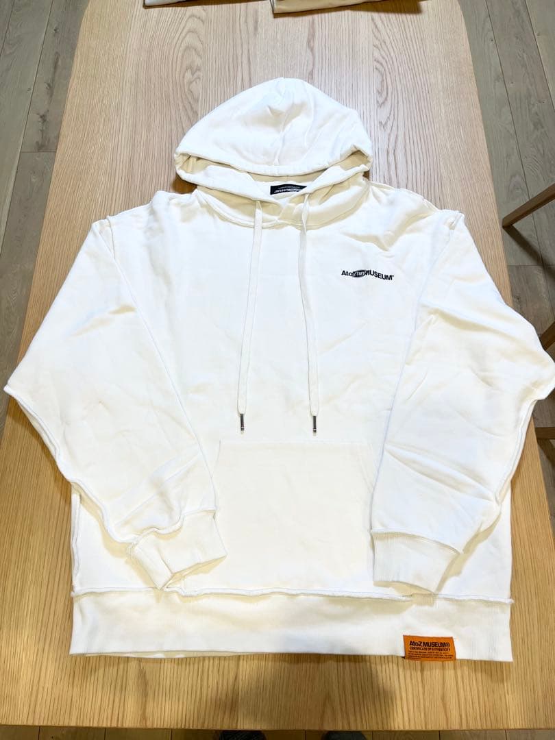 ずっと真夜中でいいのに AtoZ MUSEUM ニラちゃん　パーカー　白　XL