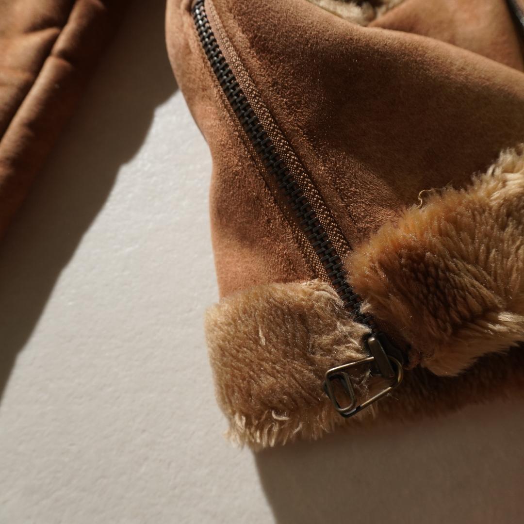 vintage ファームートンジャケット モード ブラウン/YW117