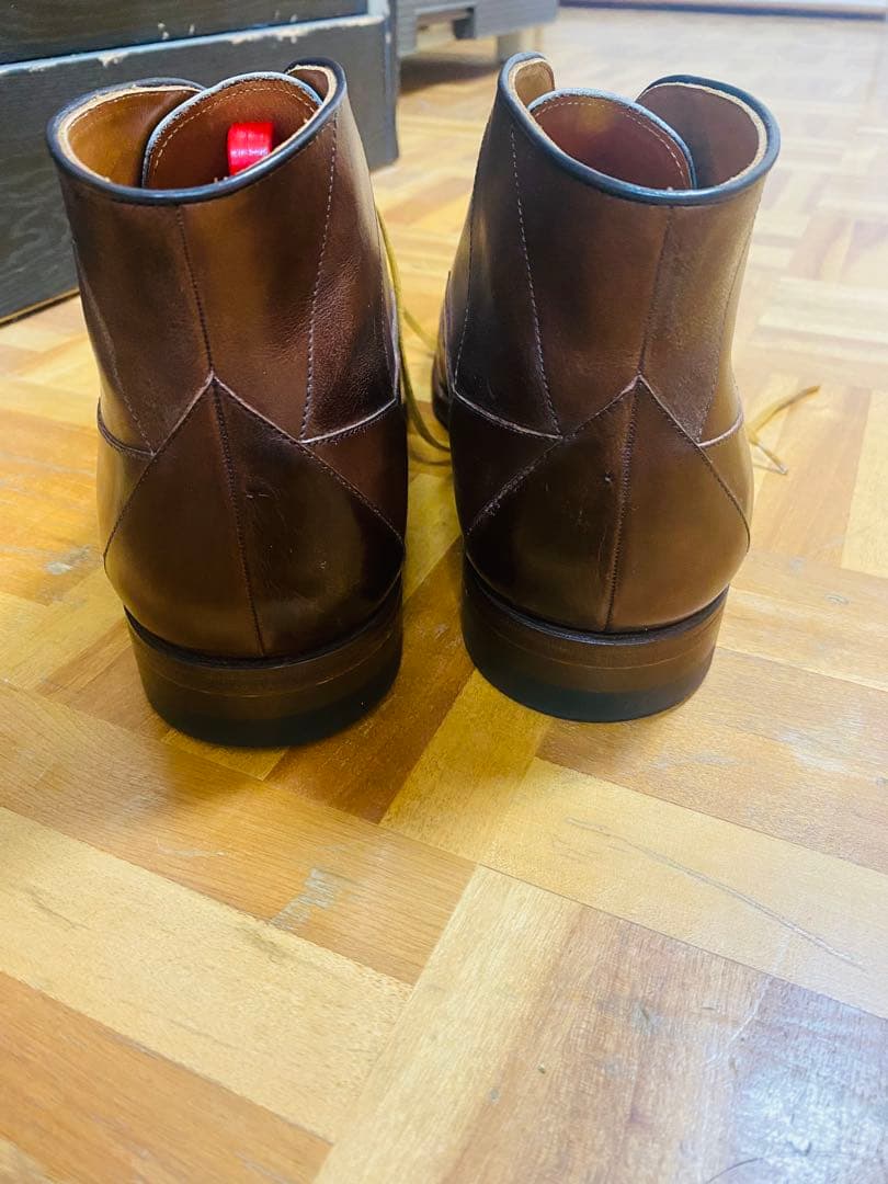 スコッチブラウン　スパイダー　25.5cm EE 美品