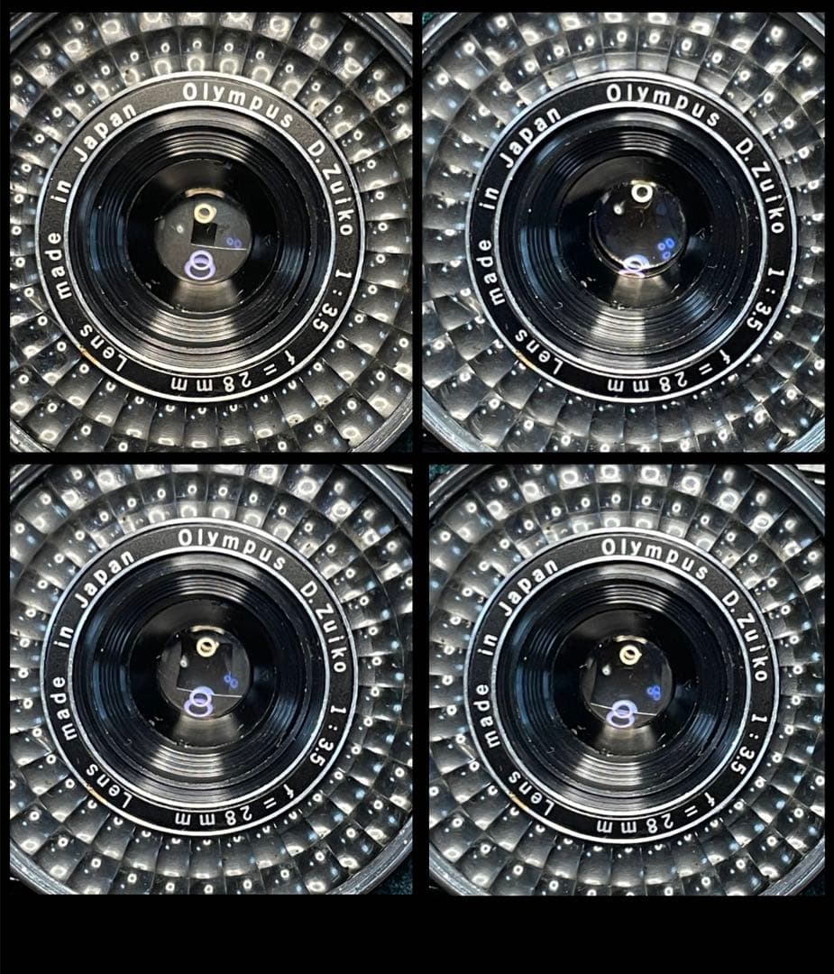 ✴️シボ革グリーンレザー✴️実写・分解整備済✴️オリンパスPEN EE-3 美