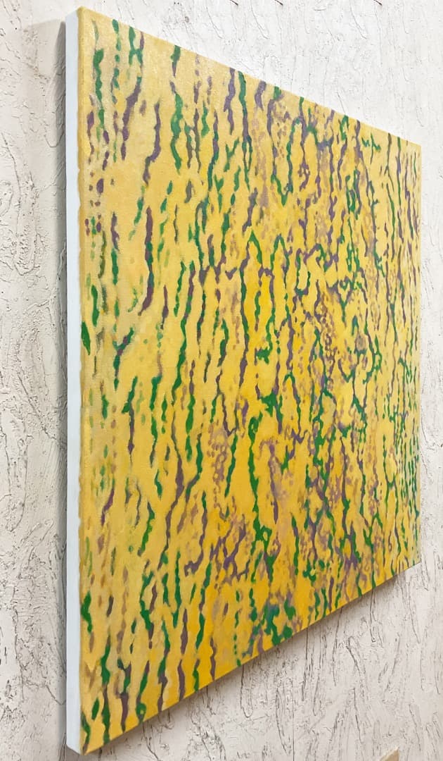 絵画 820 油絵/抽象画風/自然のパターン/樹皮/S10号