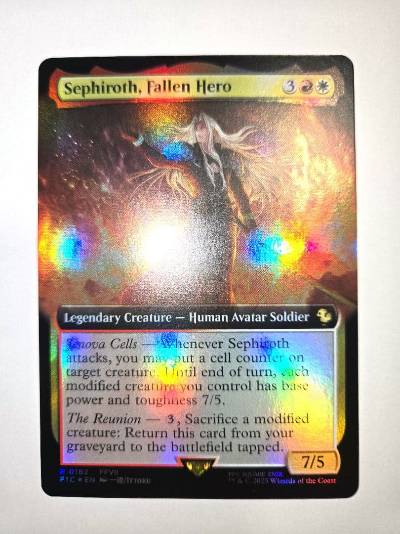 豪華4枚セット【新品未使用品】クラウド　ティファ　セフィロス　拡張FOIL　英語