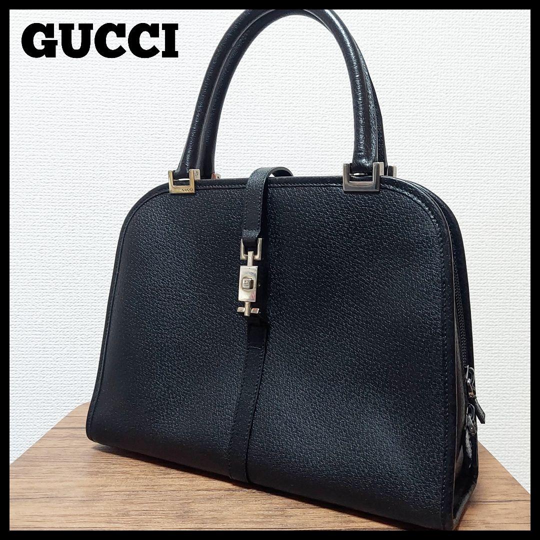 S*引様 GUCCI 【グッチ】 ジャッキーハンドバッグ　レザー