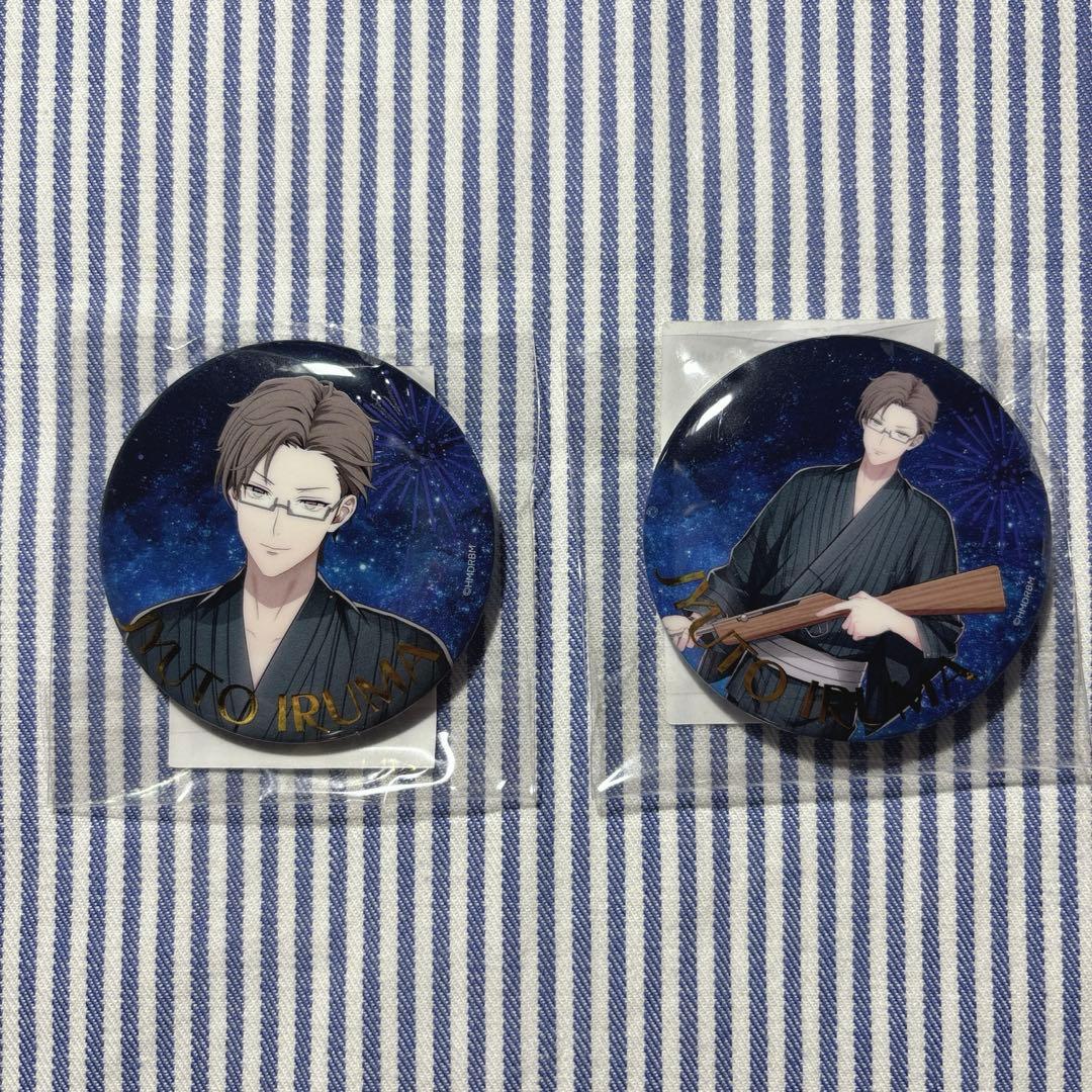 ヒプノシスマイク ヒプマイ 入間銃兎 缶バッジ オンラインくじ - メルカリ