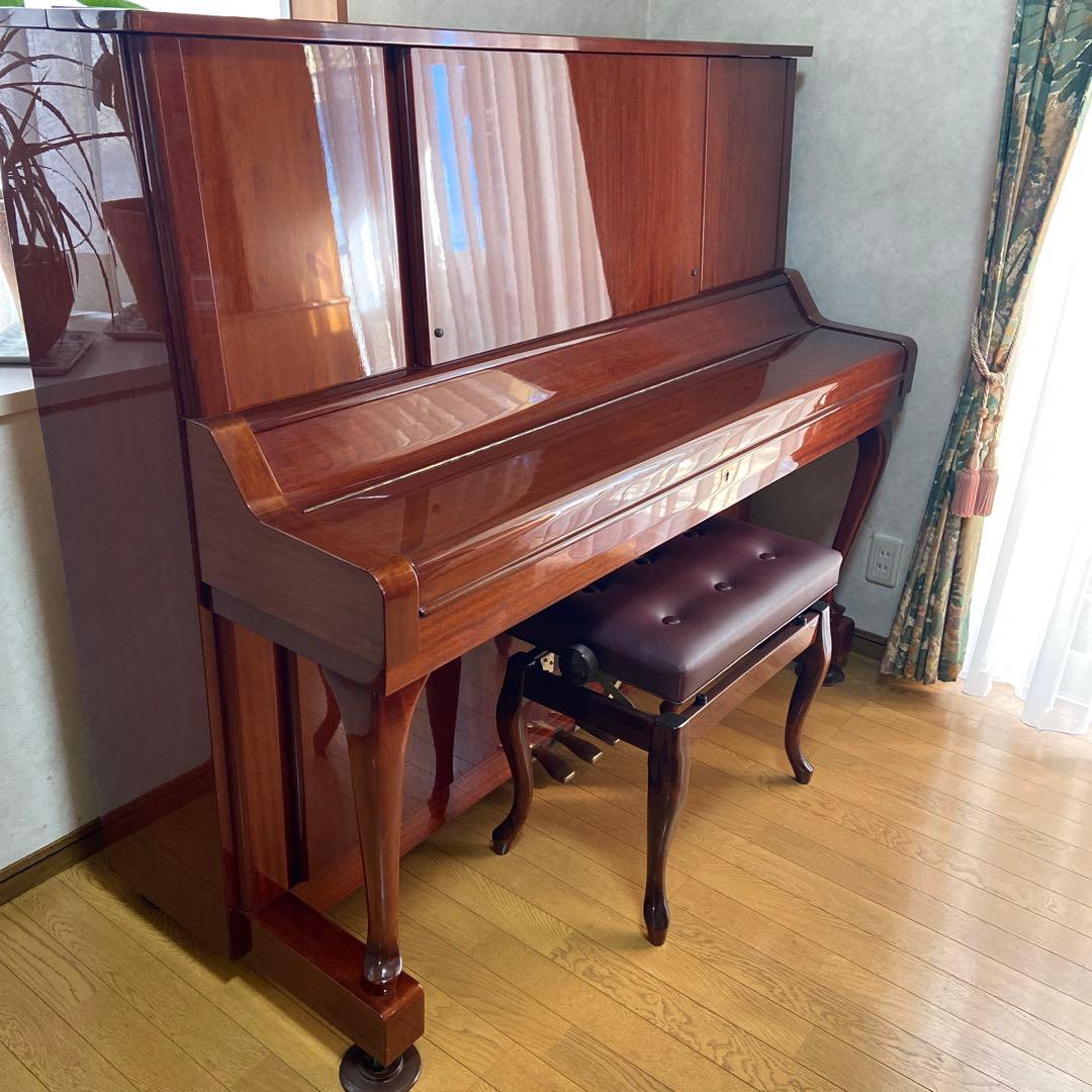 YAMAHA W106B アップライトピアノ 木目調 猫足タイプ