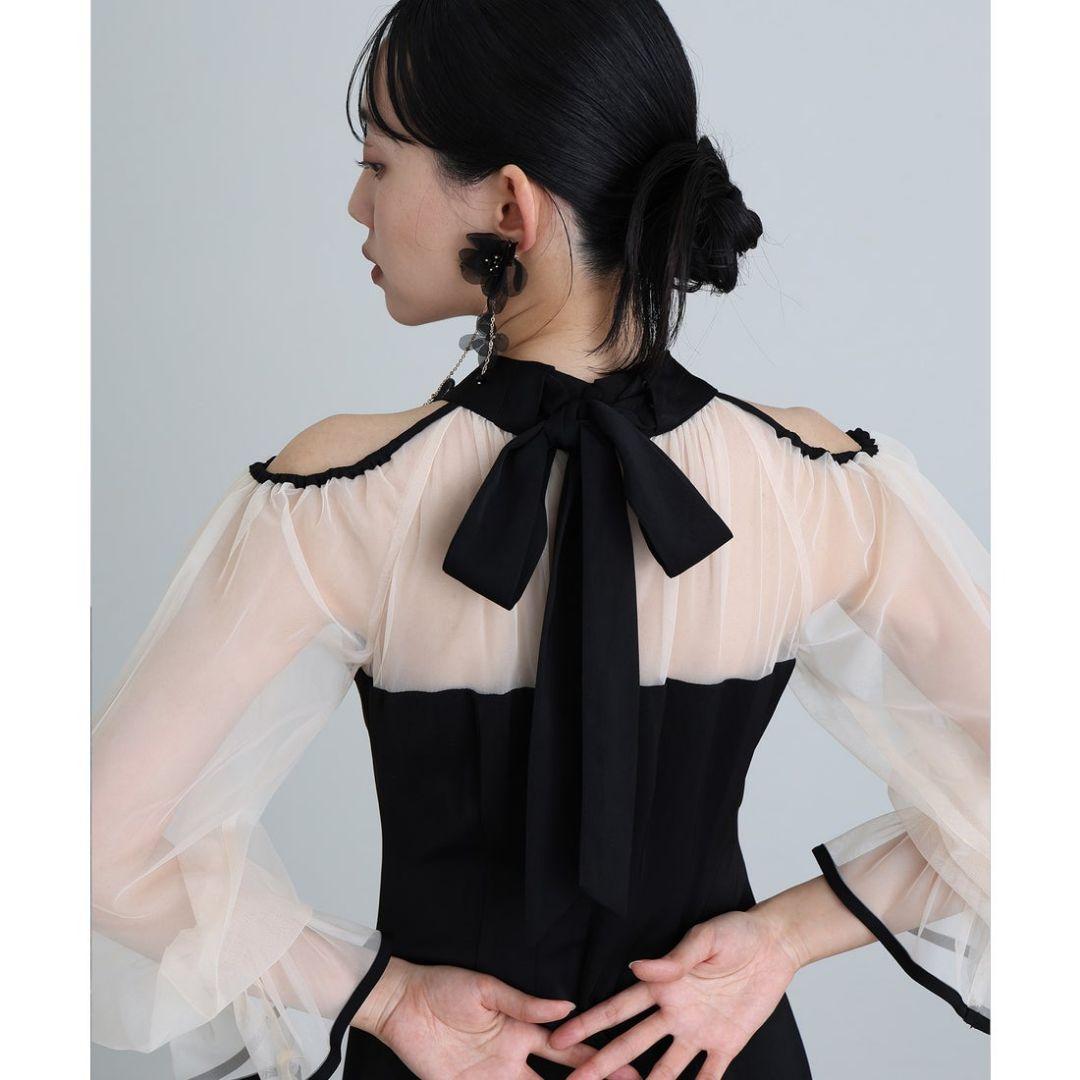 ✨完売品✨atlo by pour vous オケージョンドレス リボン 黒