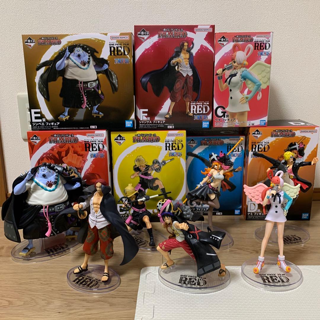 セール ワンピース 一番くじ フィルムレッド まとめ売り フィギュア①