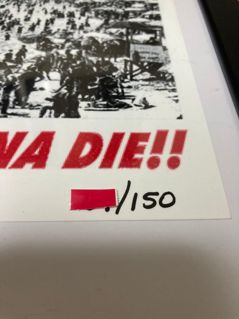 レア Guns N´ Roses リトグラフ ガンズアンドローゼズ ポスター2日