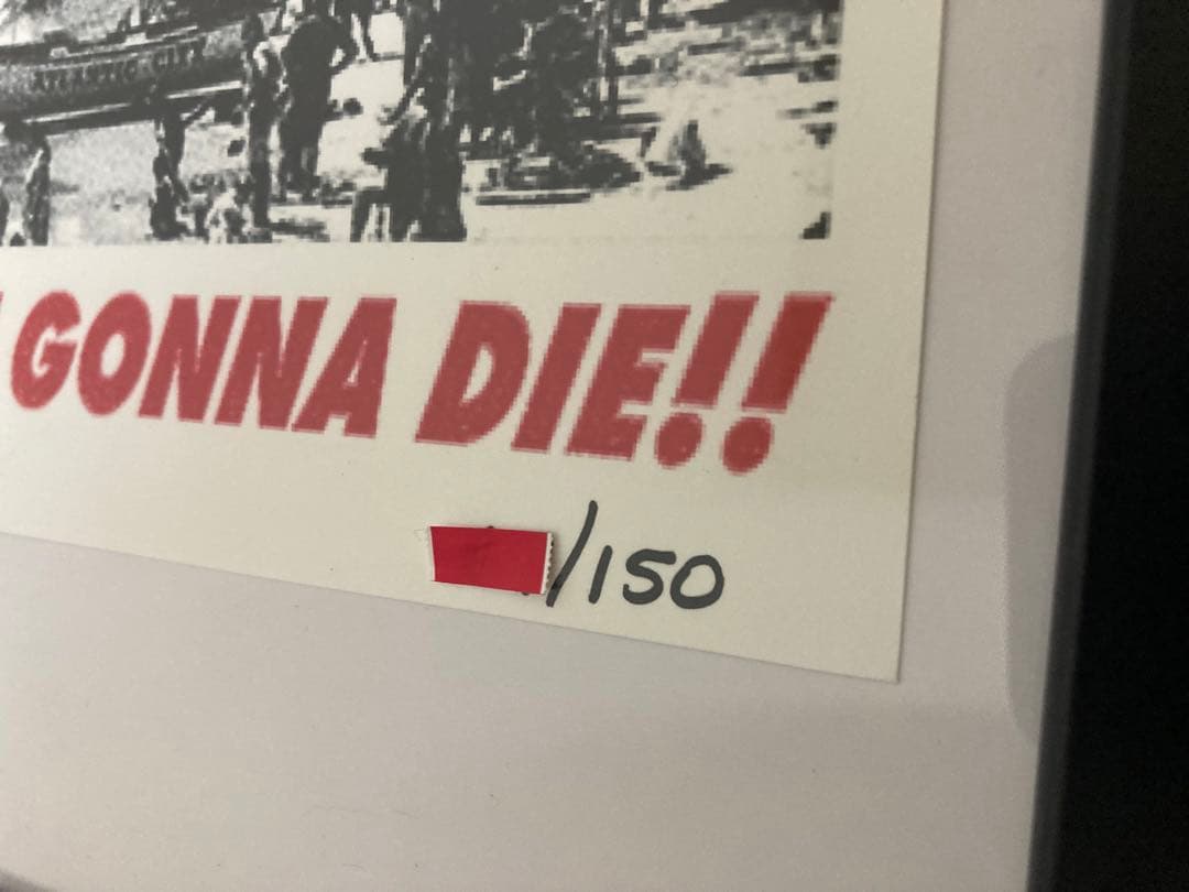 レア Guns N´ Roses リトグラフ ガンズアンドローゼズ ポスター2日