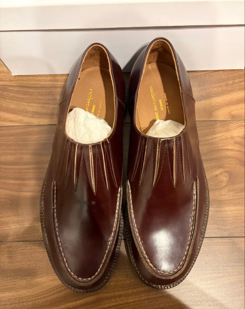 COMME des GARCONS HOMME 00s スリットゴア シューズ